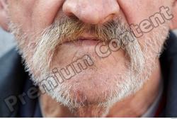 Mouth Man White Chubby Bearded